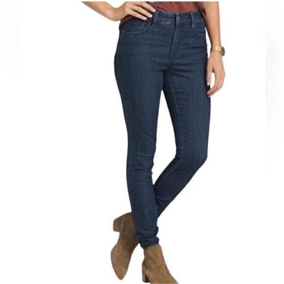 PrAna Dark Blue Skinny Jeans(Size 2) - Picture 1 of 9